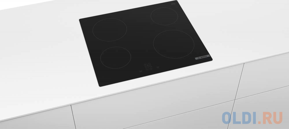 Варочная панель электрическая Bosch PKE611BA2E черный фото