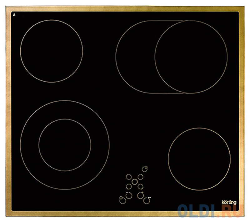 

Варочная панель электрическая Korting HK 6205 RN черный