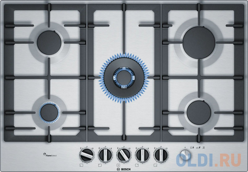 

Варочная панель газовая Bosch PCR7A5M90 нержавеющая сталь