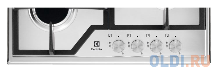 Варочная панель газовая Electrolux KGS6426SX нержавеющая сталь Вид№4