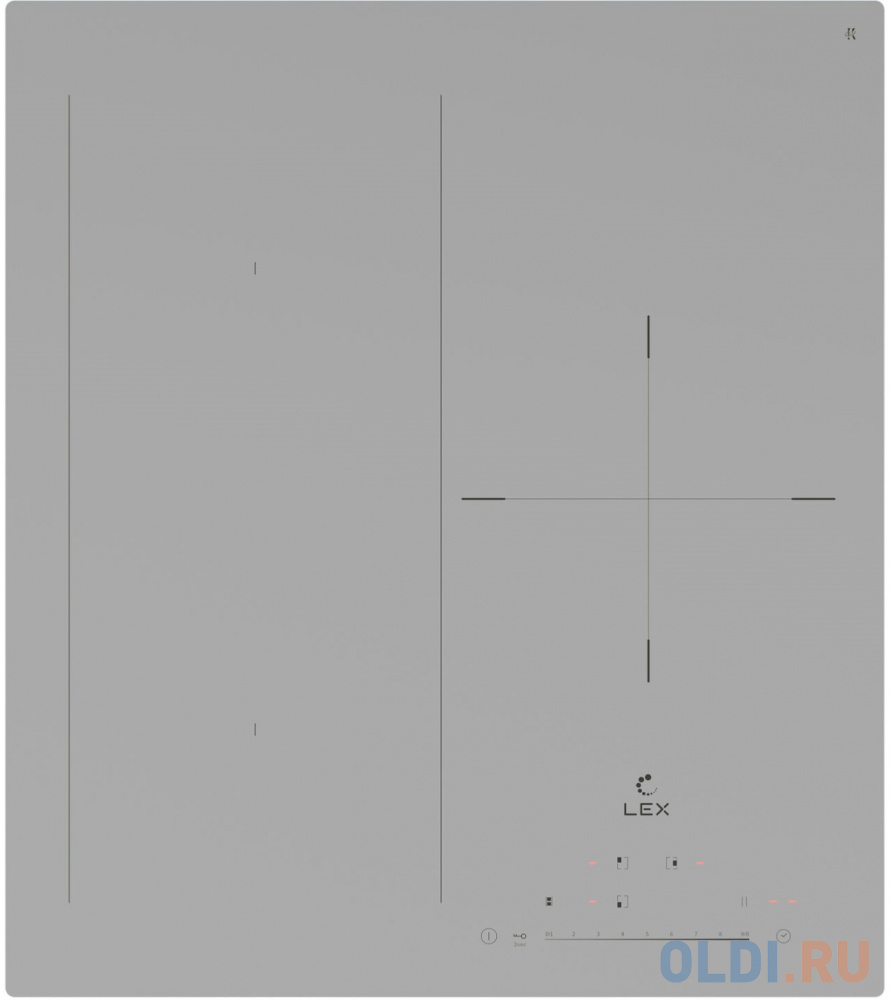 

Индукционная варочная поверхность Lex EVI 431A GR серый