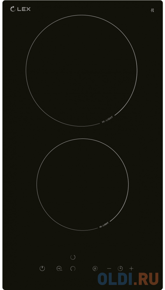 

Варочная поверхность Lex EVH 320A BL черный