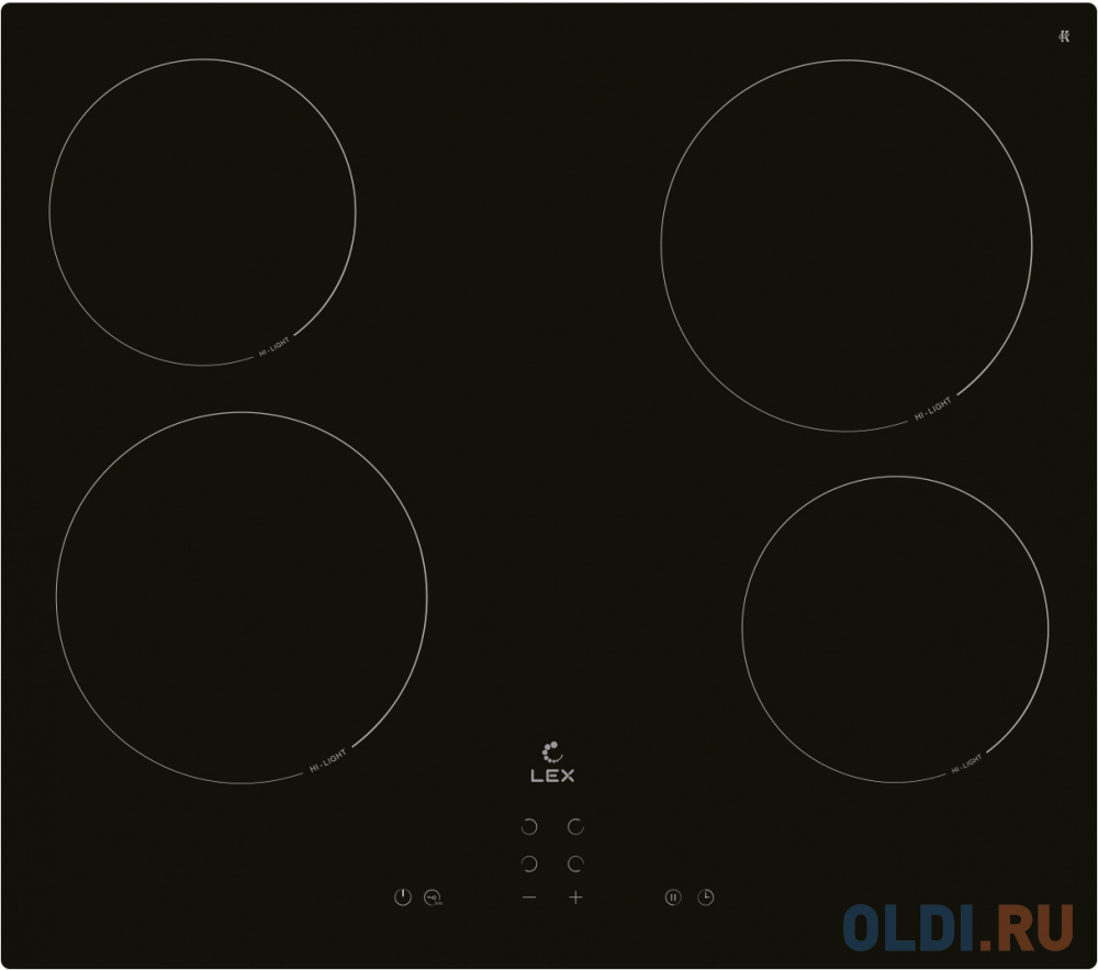 

Варочная поверхность Lex EVH 640B BL черный
