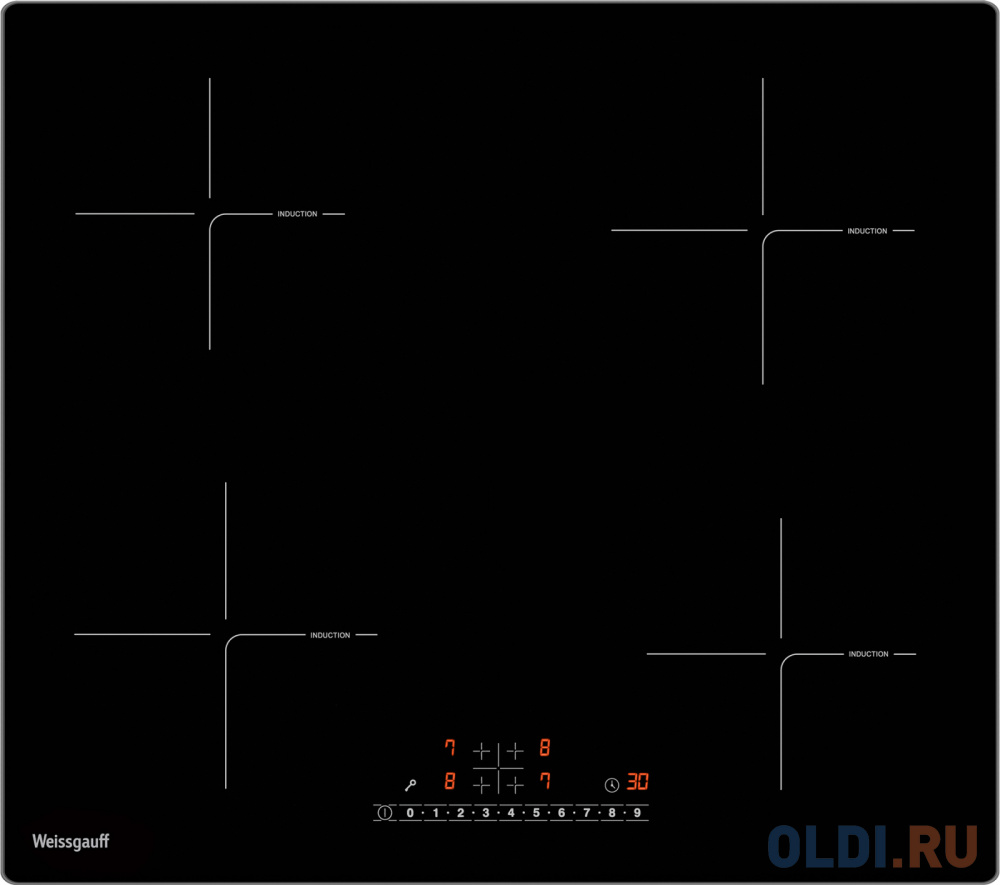 

Индукционная варочная поверхность Weissgauff HI 632 BSA черный
