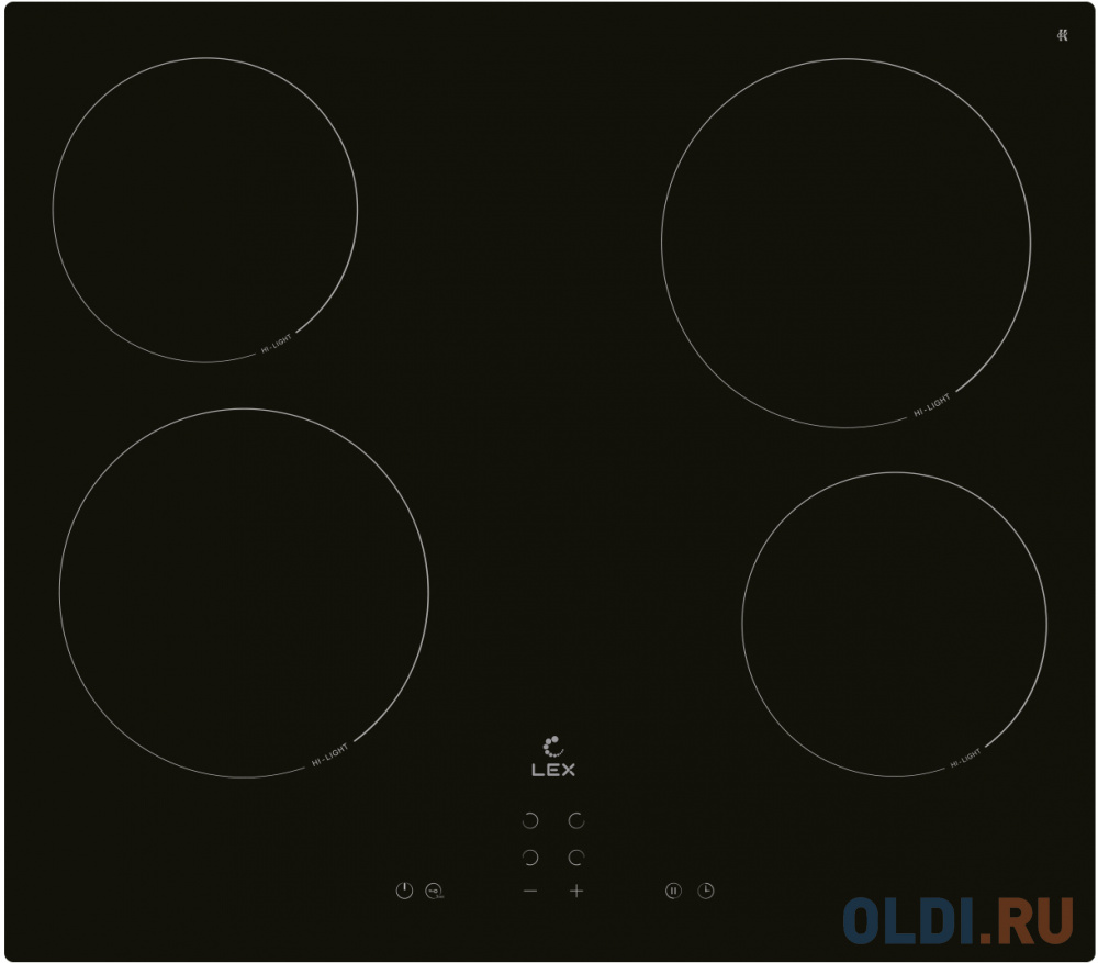 

Варочная поверхность Lex EVH 640A BL черный