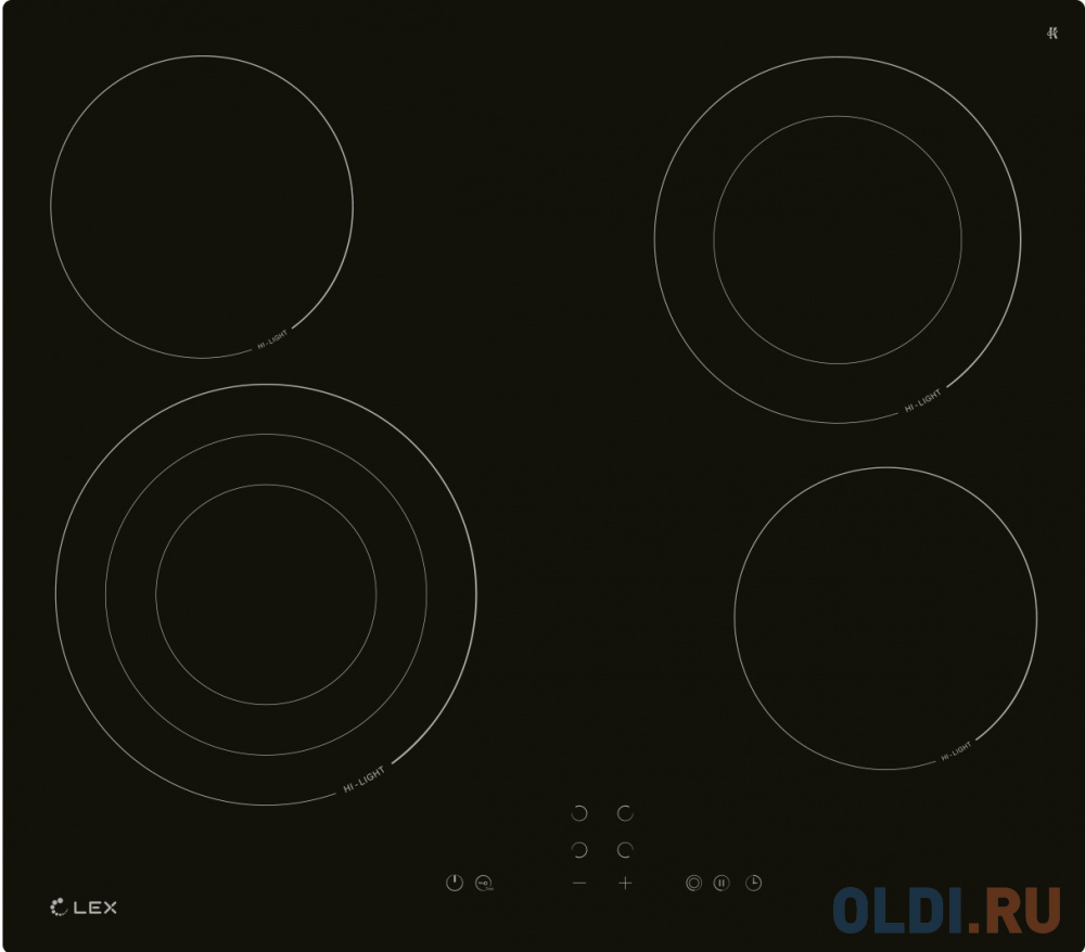 

Варочная поверхность Lex EVH 642B BL черный