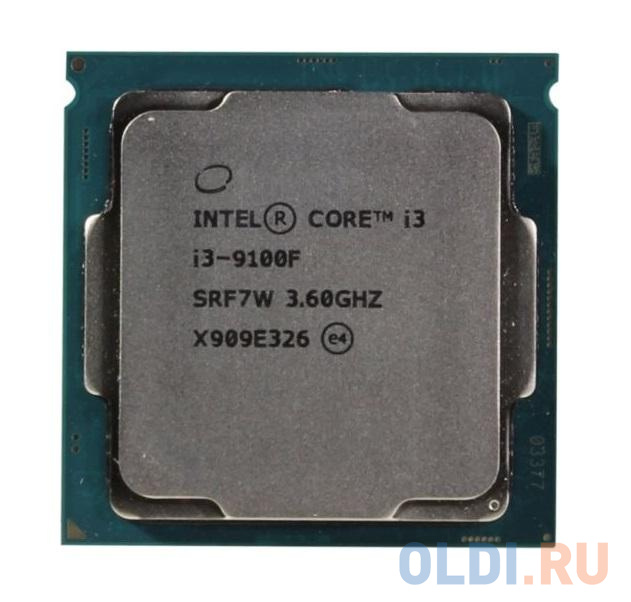 Процессор Intel Core i3 9100F BOX BX80684I39100F - фото 1