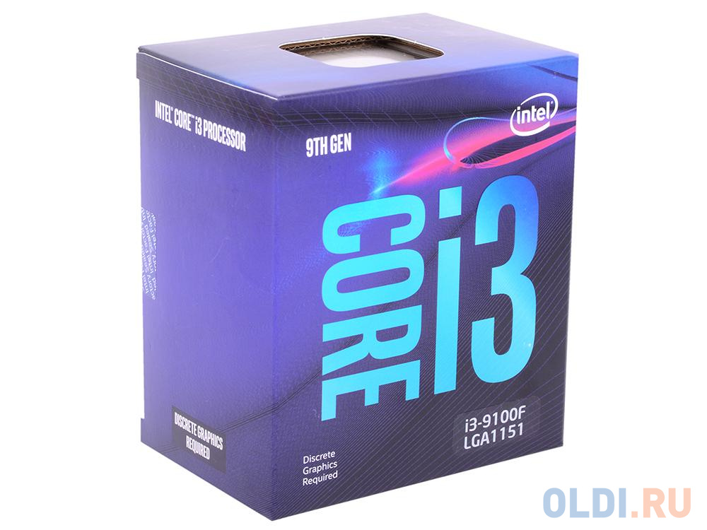 Процессор Intel Core i3 9100F BOX BX80684I39100F - фото 3