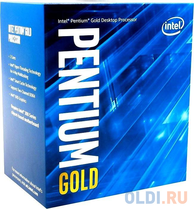 Процессор Intel Pentium Gold G6600 BOX BX80701G6600 S RH3S - фото 1