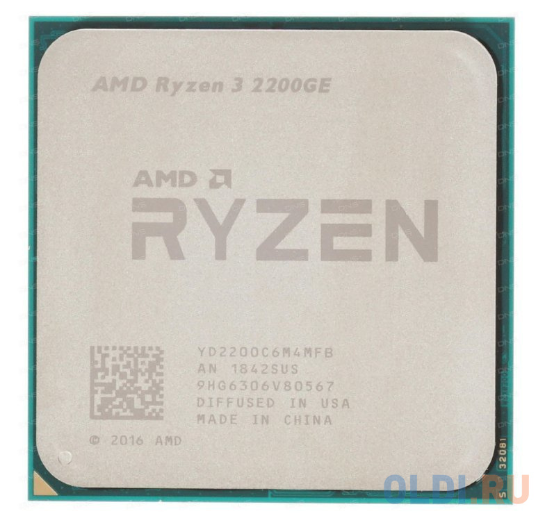 

Процессор RYZEN X4 R3-2200GE SAM4 35W 3200 YD2200C6M4MFB AMD