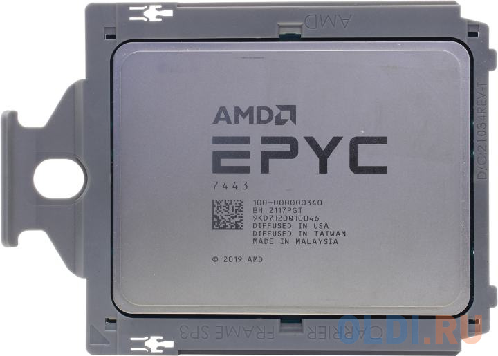 AMD EPYC 7443 24 Cores, 48 Threads, 2.85/4.0GHz, 128M, DDR4-3200, 2S, 200/200W