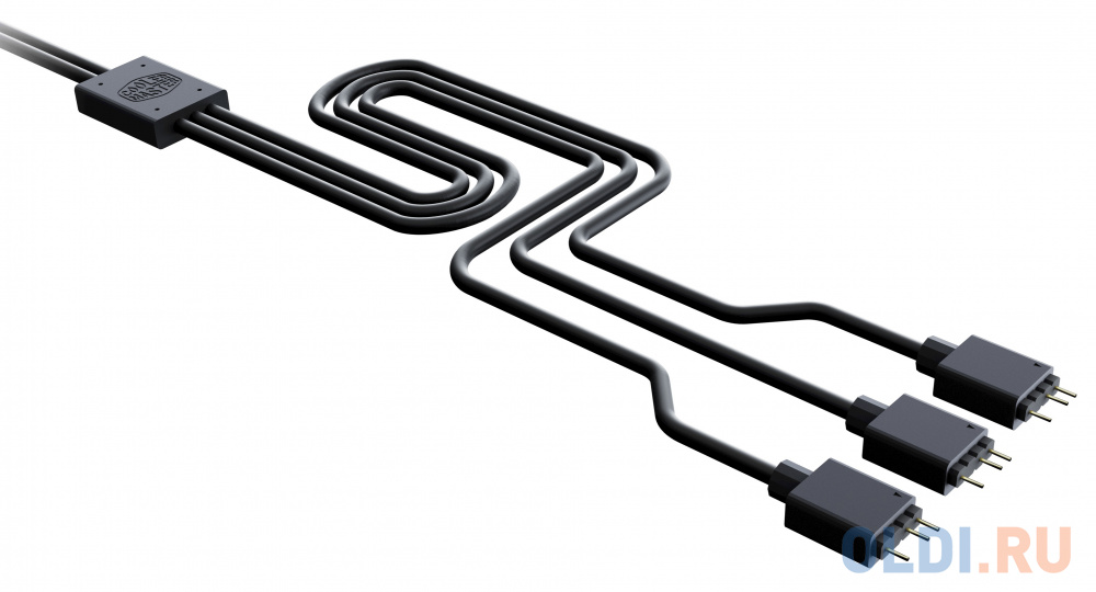 Cooler Master Addressable RGB 1-to-3 Splitter Cable cooler master addressable rgb 1 to 5 splitter cable