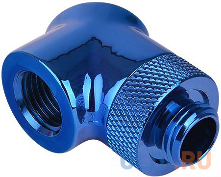 Pacific G1/4 90 Degree Adapter  [CL-W052-CU00BU-A] - Blue/DIY LCS/Fitting/2 Pack фото