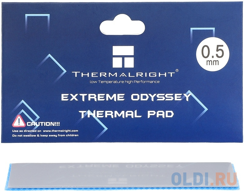 Листовой термоинтерфейс Thermalright Extreme Odyssey, размер 120x20 мм, толщина 0.5 мм, 12.8 Вт/ (м·K) - ODYSSEY-120X20-0.5