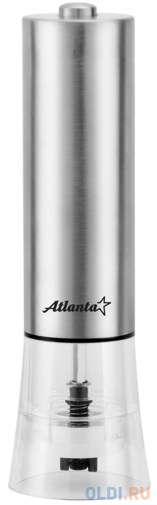 Электромельничка ATLANTA ATH-4610 серебристый, размер 7х23х7 см