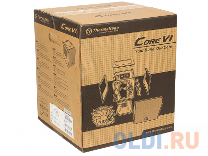   Thermaltake Core V1 Black w/o PSU,CA-1B8-00S1WN-00  