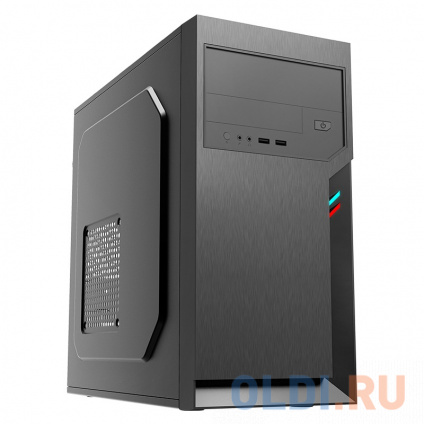  Case Foxline FL-702, mATX, 1x5.25EXT, 1x3.5EXT, 2x3.5INT, 2xUSB2.0, HDA, w/o FAN, w/450W ATX PSU, w/1.2m EU pwr cord  --