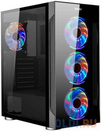   Ginzzu CL280 FAN 12CM RGB*4 USB3.0 Window (408103)  