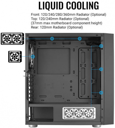   ATX Aerocool Skribble     -