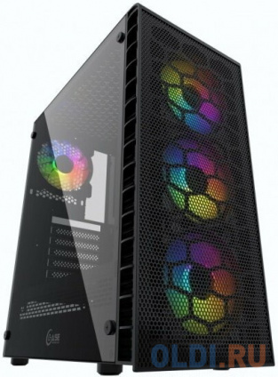  Powercase Mistral Z4C Mesh LED, Tempered Glass, 4x 120mm 5-color fan, , ATX (CMIZ4C-L4)  --
