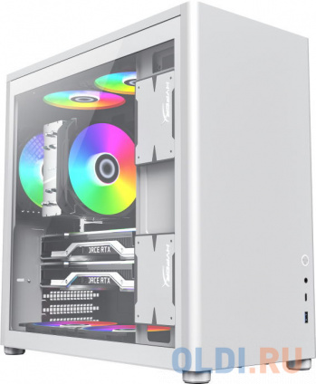   ,    ATX/ Gamemax Spark Pro Full White ATX case, white, w/o PSU, w/1xUSB3.0+1xType-C, 1xCombo Audio  