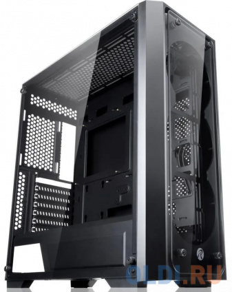  AGOS TG (120x120x25 black fan at rear; Tempered glass appearance design; Support up to E-ATX; Compatible with ATX PSU; 4mm Tempered Glass; USB3.0*1 + USB2.0*2 +HD AUDIO)   