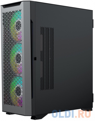  ACD Fort 279M ACD ATX, Black, USB2.0*2+USB3.0+HD audio ,4*14cm fans ,METAL side panel, up to 9 pcs 3,5 HDD, SPCC 0,9 mm   