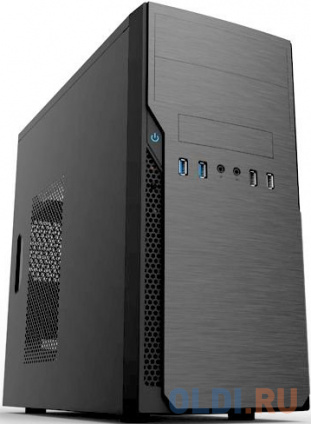  Case Foxline FL628-FZ450R-U32 mATX case, black, w/PSU 450W 12cm, w/2xUSB2.0, w/2xUSB3.0 w/pwr cord, w/o FAN  -