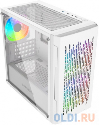  Powercase Mistral Micro D3W ARGB, Tempered Glass, 2x 140mm ARGB PWM+1x 120mm ARGB PWM, , mATX (CMMDW-A3)  --