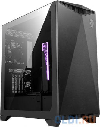  MPG GUNGNIR 300P AIRFLOW Midi Tower, EATX, 2xUSB 3.2 Gen 1, 1xUSB 3.2 Gen2 Type-C, 4x120mm PWM black Fan, 1x80mm Fan, 2x 6015 Fan, MPG PCI-E 4.0 X16 RISER CABLE, Tempered Glass Window  --
