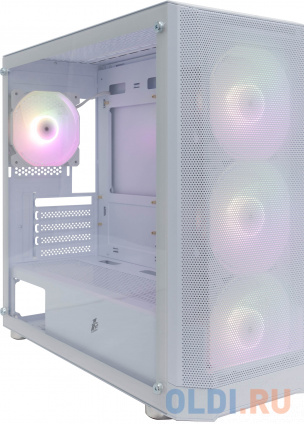  1STPLAYER FD5-M ARGB White / mATX / 4x120mm ARGB fans / FD5-M-WH-4F2-W(AP)  