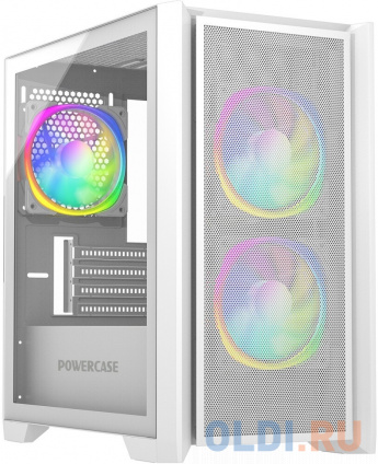   Powercase Alisio Micro Z3W ARGB, Tempered Glass, 3x 120mm ARGB fan, , mATX (CAMZW-A3)  -