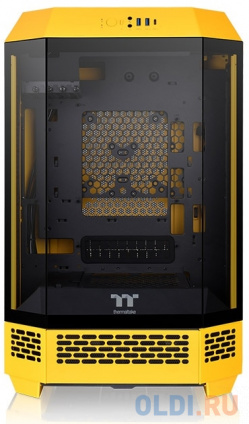   Thermaltake The Tower 300 Bumblebee    miniITX 7x120mm 5x140mm 2xUSB3.0 audio bott PSU  