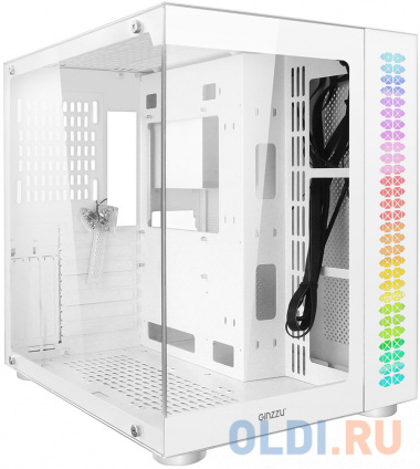  Ginzzu V580 RGB ,   1*USB 3.0,1*USB 2.0, AU  ATX  -