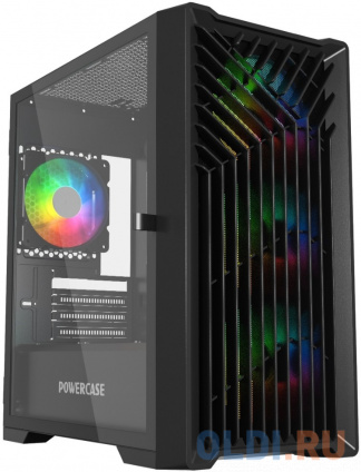  Powercase Mistral Micro X4B, Tempered Glass, 4 120mm 5-color fan, , mATX (CMMXB-L4)  