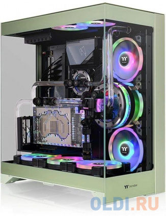   ATX Thermaltake CTE E550 TG Matcha Green     -