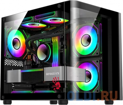   Bloody BD-CC104    mATX 5x120mm 1xUSB2.0 1xUSB3.0 audio   