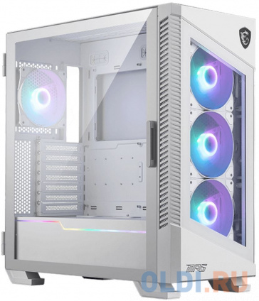   MSI MPG VELOX 100R WHITE    E-ATX 9x120mm 4x140mm 2xUSB3.1 audio AirDuct bott PSU  