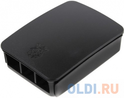  RA598  ACD Black ABS Case for Raspberry 4B  