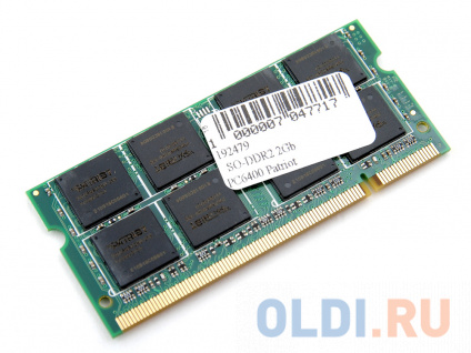      Patriot Memory PSD22G8002S SO-DIMM 2GB DDR2 800MHz   