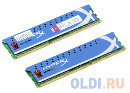    Kingston HyperX Genesis DDR3 8Gb (2x4Gb), PC15000, DIMM, 1866MHz (KHX1866C9D3K2/8G)  