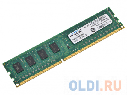    Crucial CT51264BA160BJ DIMM 4GB DDR3 1600MHz Retail  