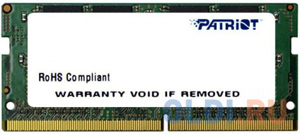      Patriot PSD416G26662S SO-DIMM 16Gb DDR4 2666 MHz PSD416G26662S  