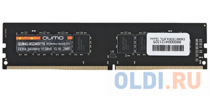      QUMO QUM4U-8G2400P16 DIMM 8Gb DDR4 2400 MHz QUM4U-8G2400P16  