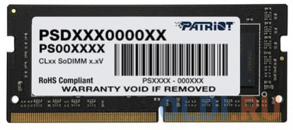      Patriot Signature SO-DIMM 16Gb DDR4 2400 MHz PSD416G240081S   