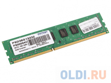      Patriot Signature DIMM 8Gb DDR3 1333 MHz PSD38G13332  