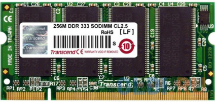      Transcend TS32MSD64V3F5 SO-DIMM 256  DDR 333MHz  