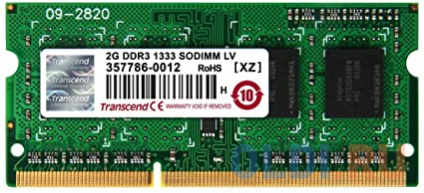      Transcend TS256MSK64W3N SO-DIMM 2Gb DDR3L 1333MHz  