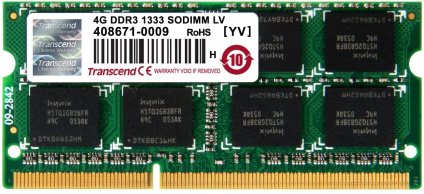      Transcend TS512MSK64W3N SO-DIMM 4Gb DDR3L 1333MHz  