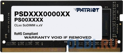      Patriot Signature Line SO-DIMM 16Gb DDR4 3200 MHz PSD416G320081S   